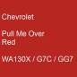 Preview: Chevrolet, Pull Me Over Red, WA130X / G7C / GG7.